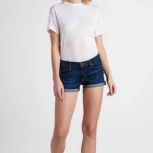 Hudson Asha Midrise Cuffed Shorts 28